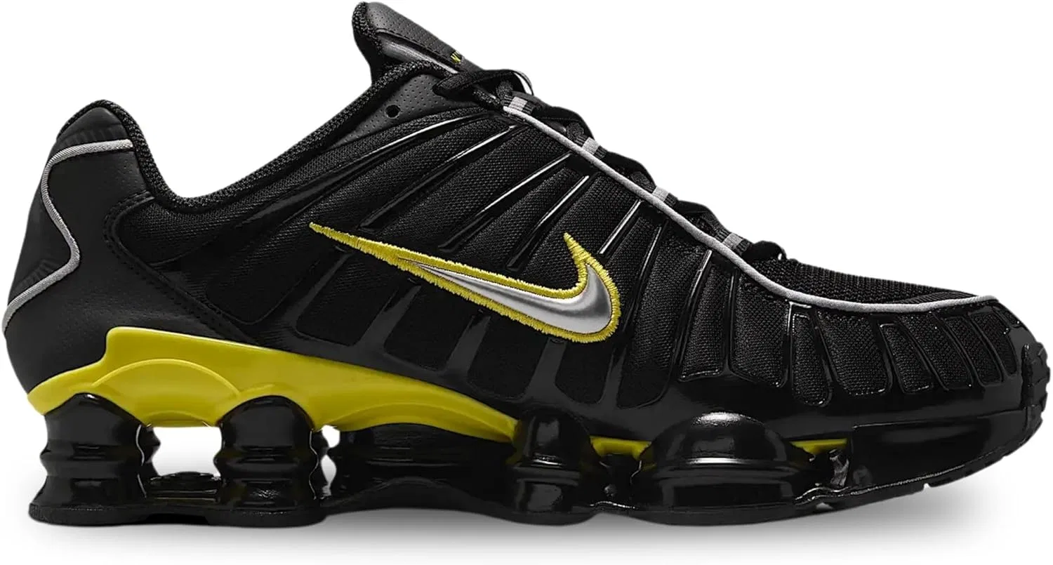 Мужские кроссовки Nike Renew Retaliation, 2-Black Dynamic Yellow Metallic Silver — фото 2