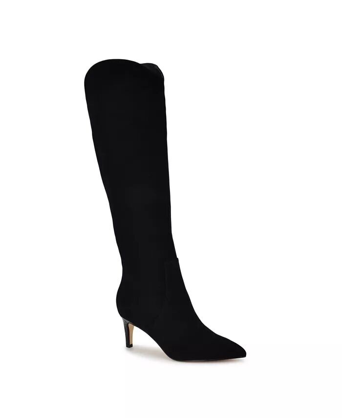 Женские классические ботинки Sirena с острым носком и высоким голенищем Nine West, черный