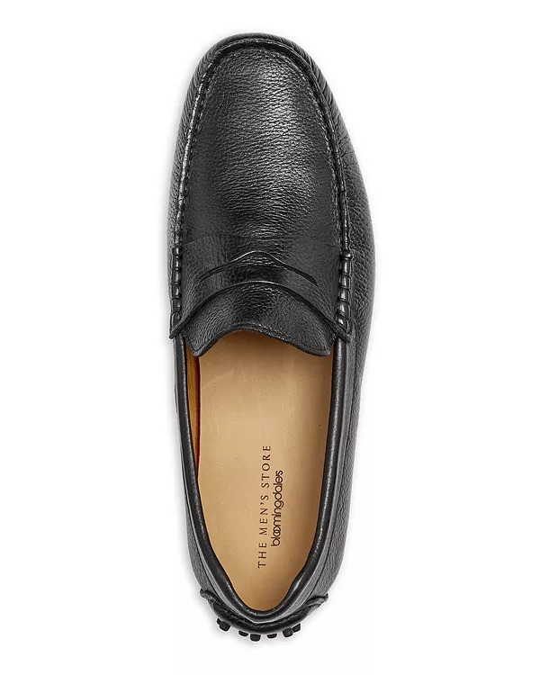 Мужские лоферы с монеткой - эксклюзив The Men'S Store At Bloomingdale'S, черный — фото 2