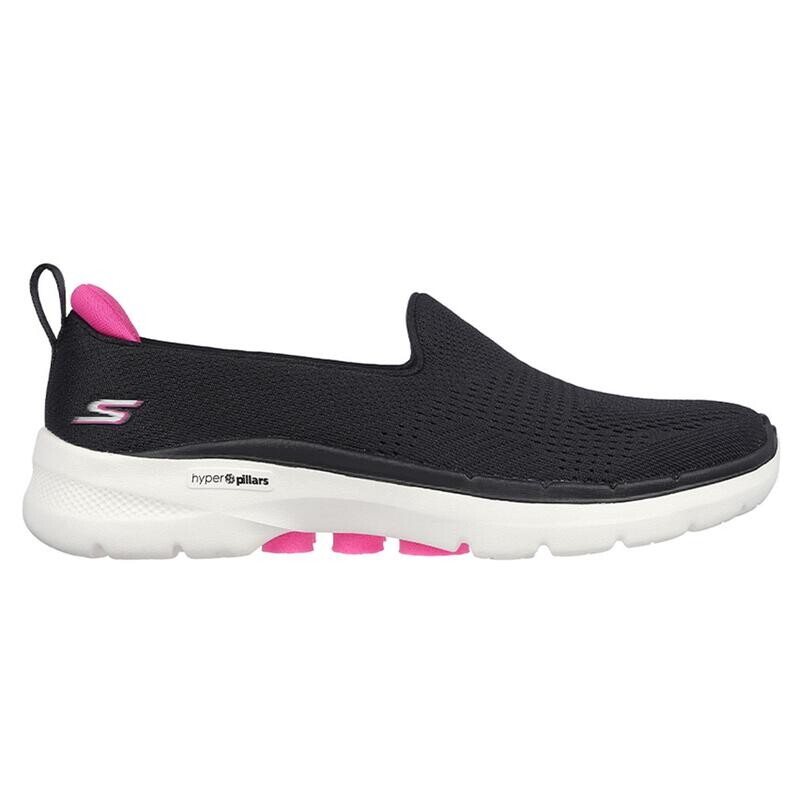 

Женские кроссовки Skechers для ходьбы 124571_BKHP Черный без шнурков
