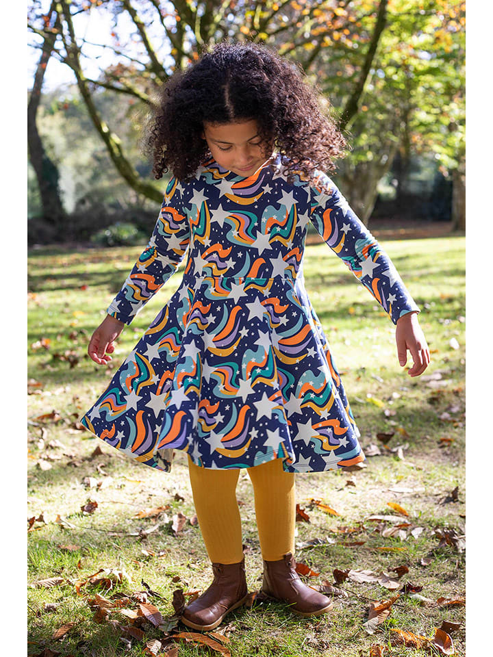 Frugi Платье "Уютная скейтбордистка" с яркими узорами — фото 4