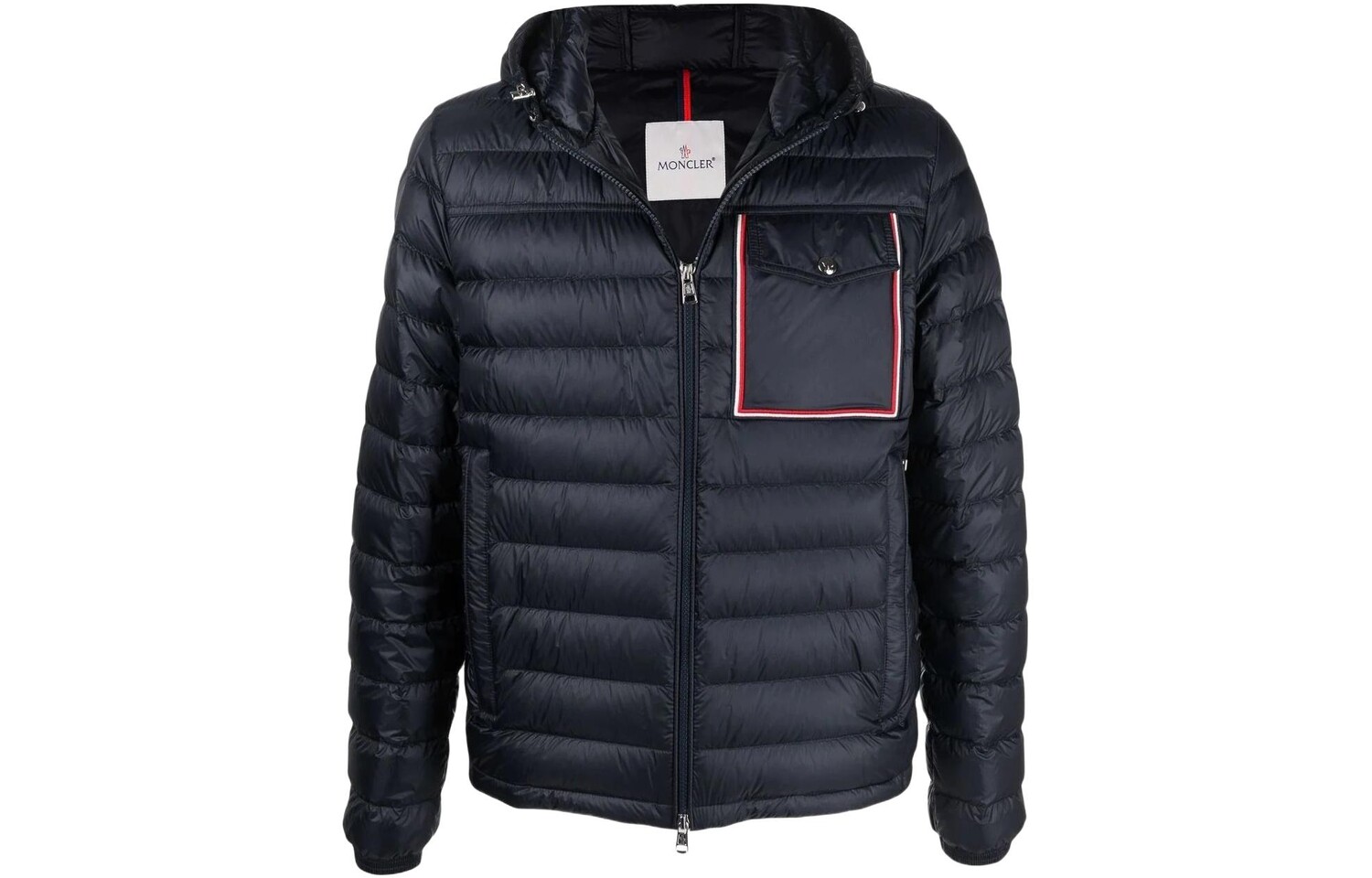 

Пуховик мужской темно-синий Moncler