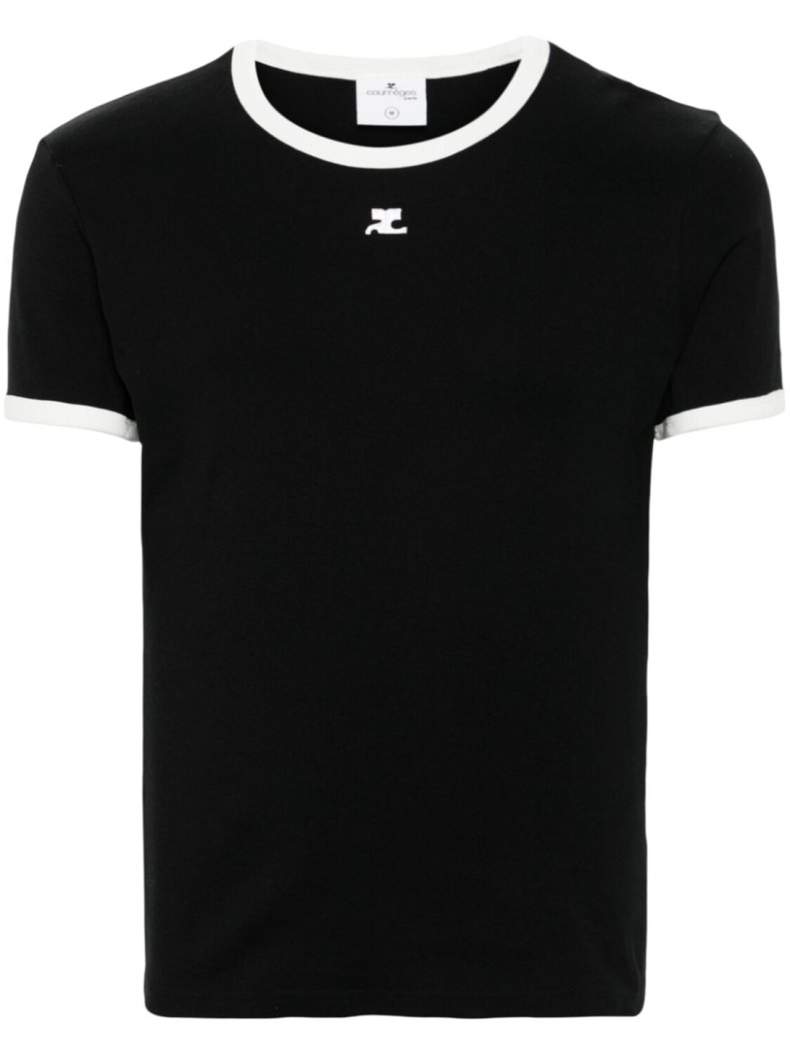 

Футболка Contrast Courrèges, черный