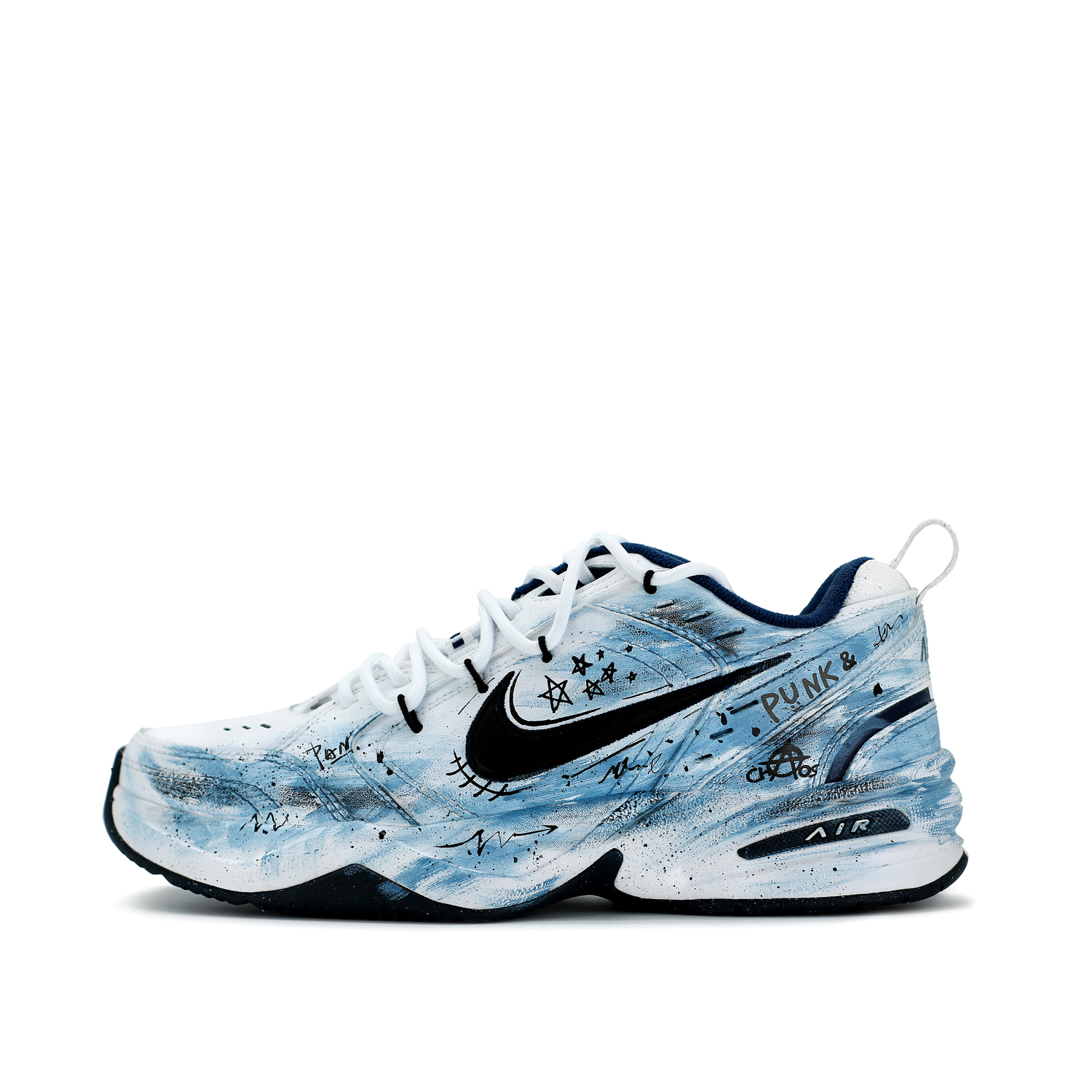 Nike Кроссовки Air Monarch 4 Pink Blue Xingji Cushioning Low top Chunky Unisex — фото 3