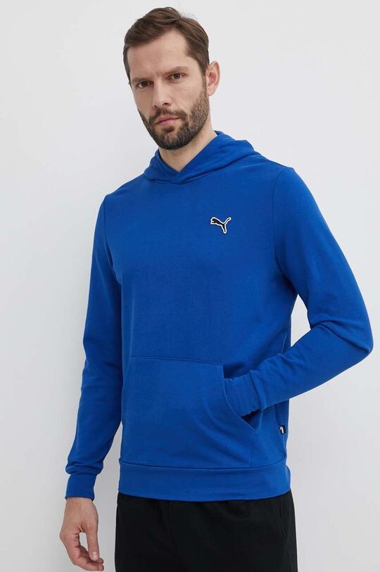 

Хлопковая толстовка Puma, темно-синий
