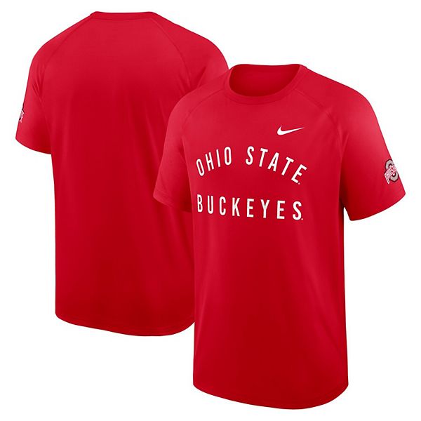 

Мужская футболка Ohio State Buckeyes Ready Raglan Premium Performance Nike