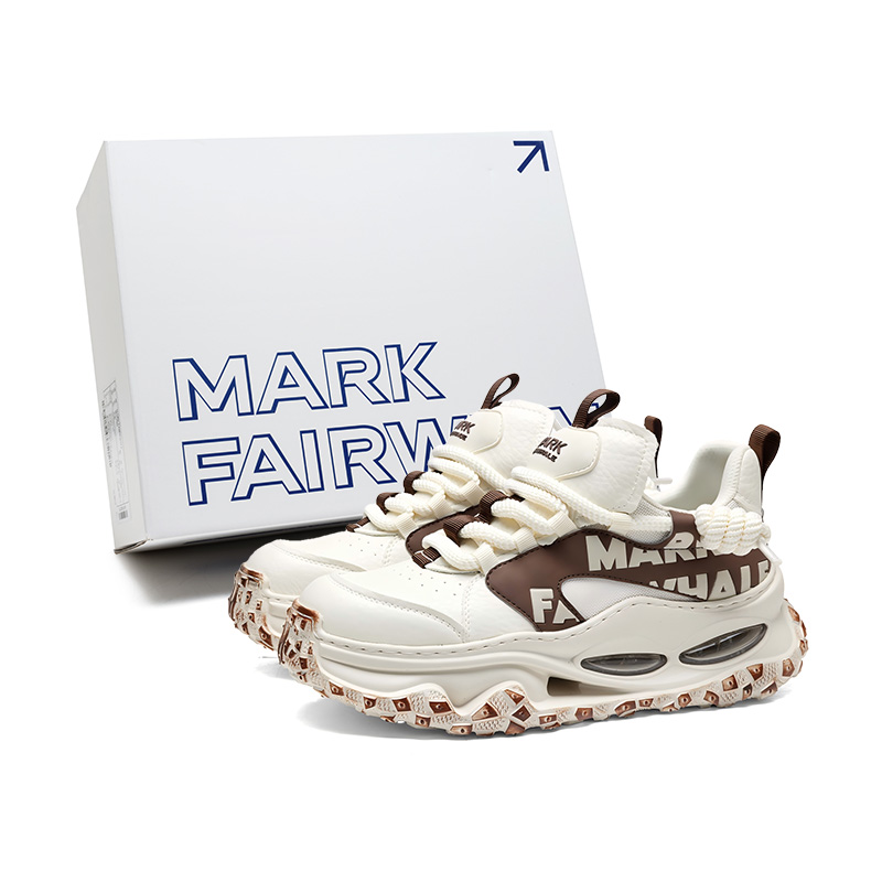 

Низкие массивные кроссовки мужские FAIRWHALE, светло-коричневый box