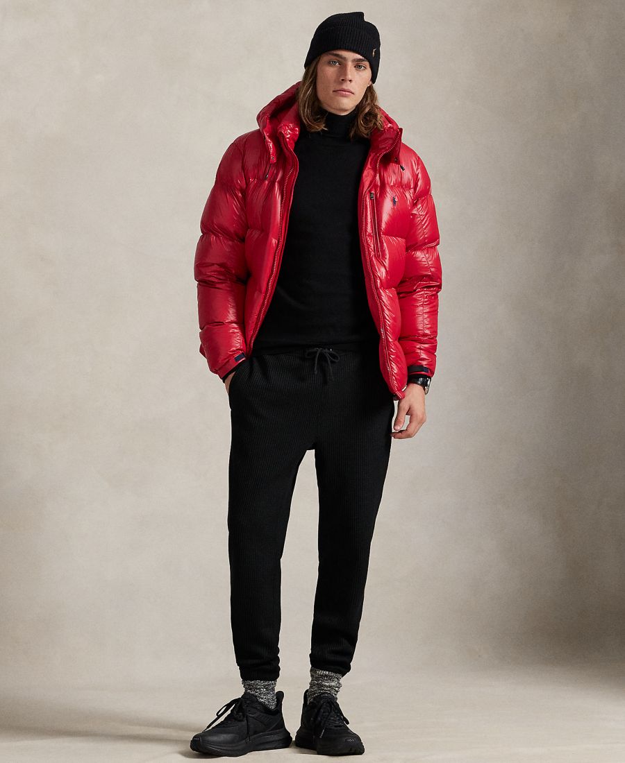 

Мужские спортивные штаны из вафельной флиса Polo Ralph Lauren, Polo Black