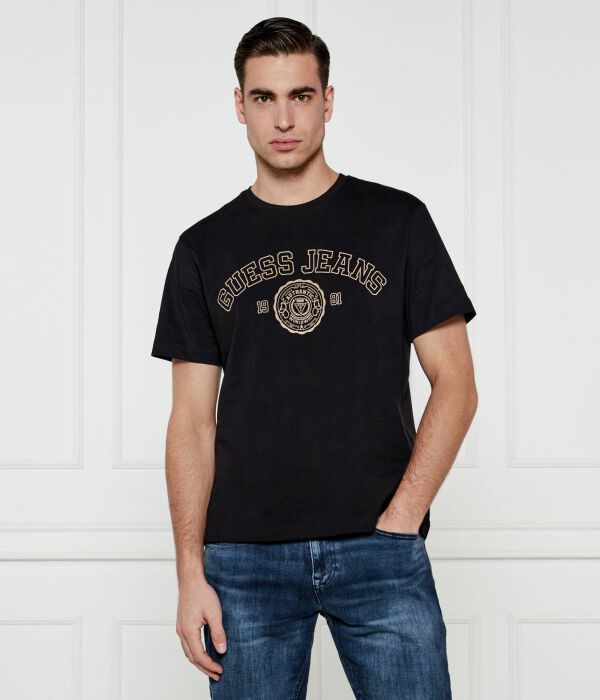 

Футболка мужская Guess Jeans с органическим хлопком, черный