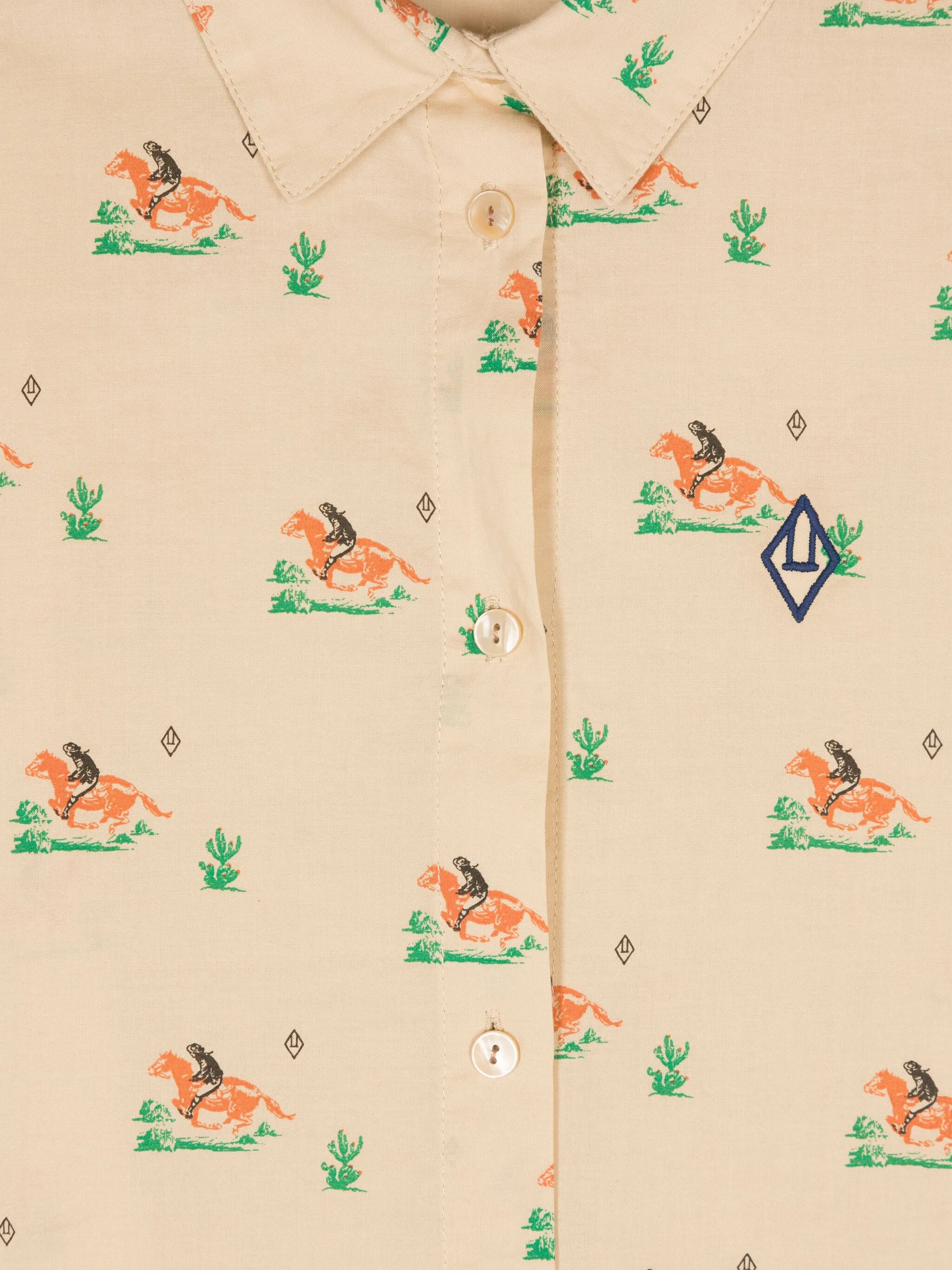 

Рубашка Wolf с принтом The Animals Observatory, бежевый