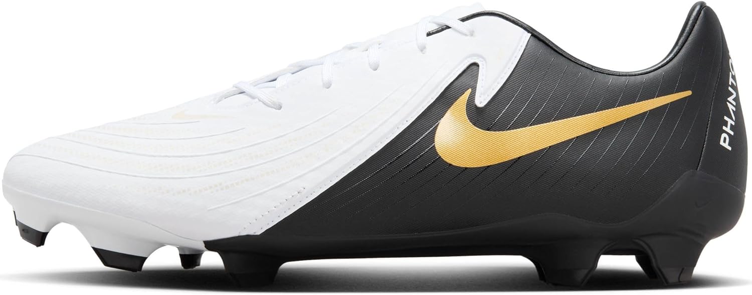 

Футбольные бутсы Nike Phantom GX 2 Academy MG Low-Top, FD6723, белый/черный/золотой