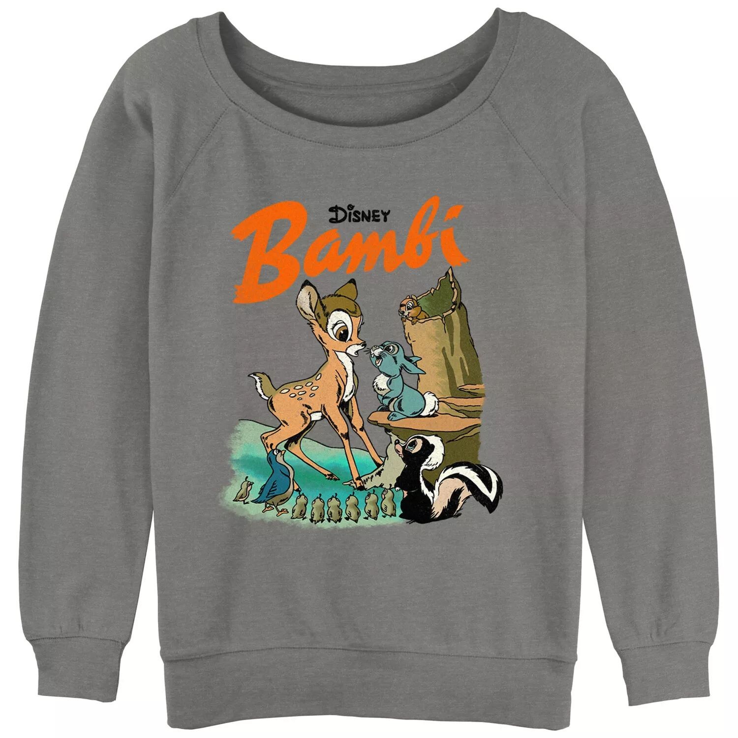 

Толстовка с напуском и рисунком Disney's Bambi Juniors в винтажном стиле Disney