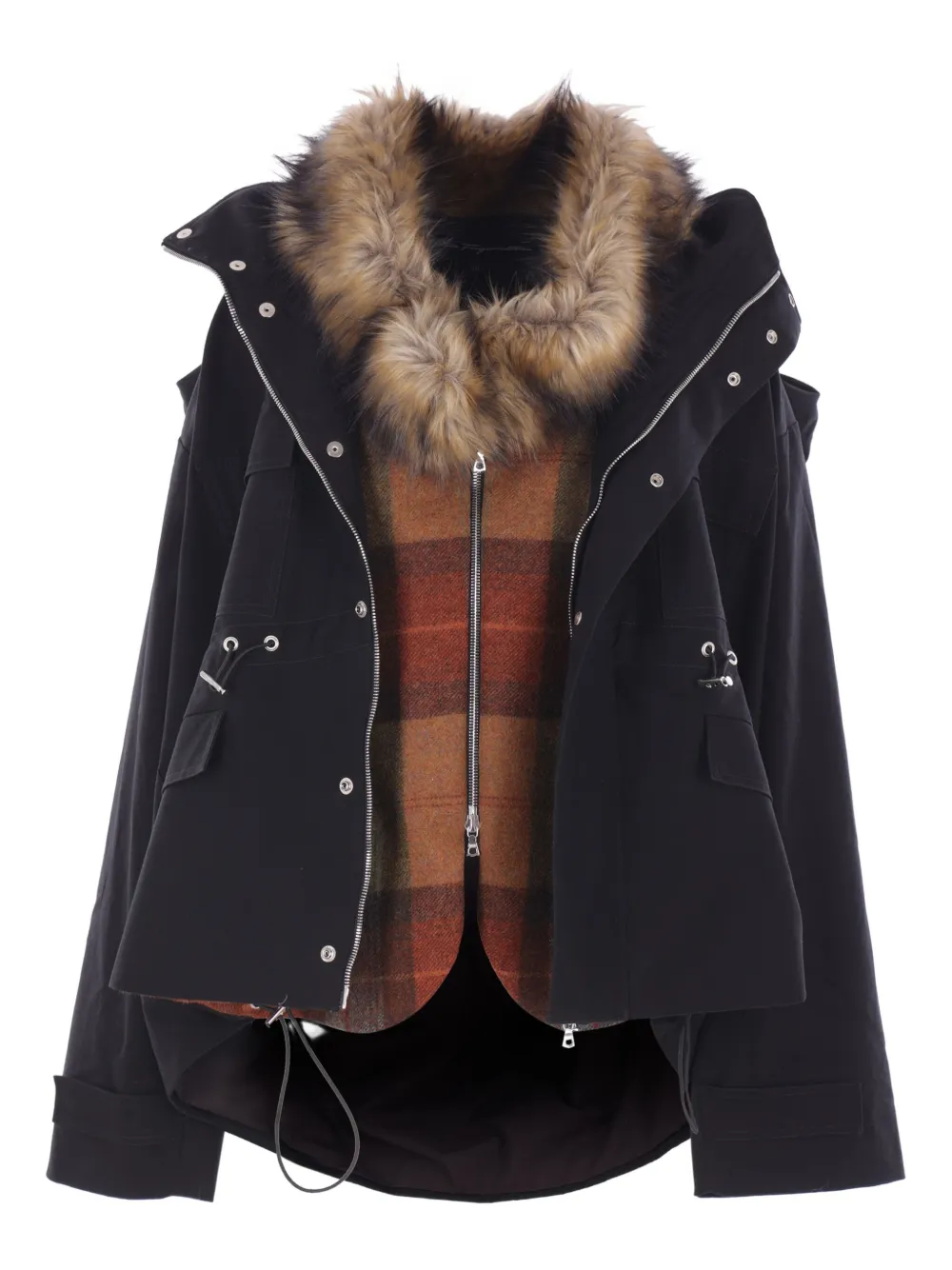 

Куртка со съемным капюшоном Petra Fargerstrom, черный