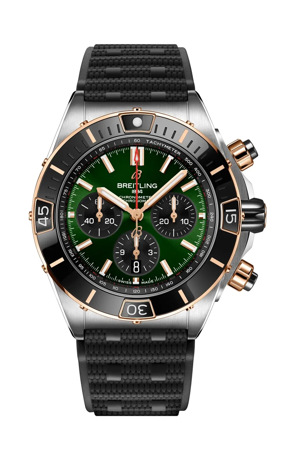 СУПЕР ХРОНОМАТ B01 44 - UB0136251L1S1 BREITLING, серебряный