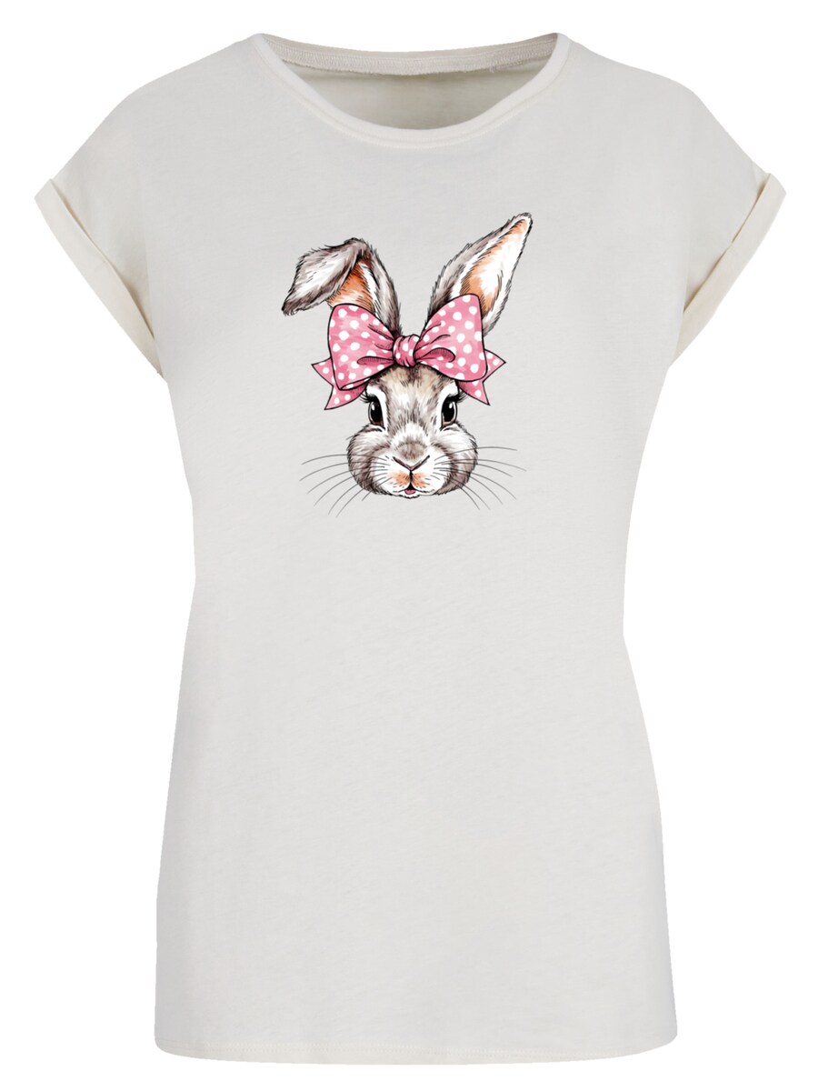 

Рубашка F4NT4STIC Niedlicher Hase mit Schleife, натуральный белый