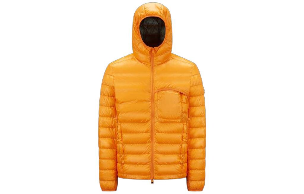 

Пуховик мужской оранжевый Moncler