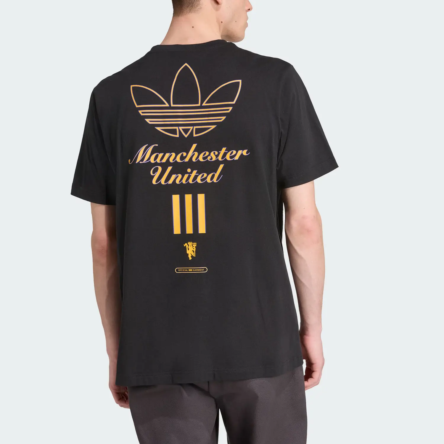 Футболка Adidas Manchester United Adidas Originals, черный — фото 2