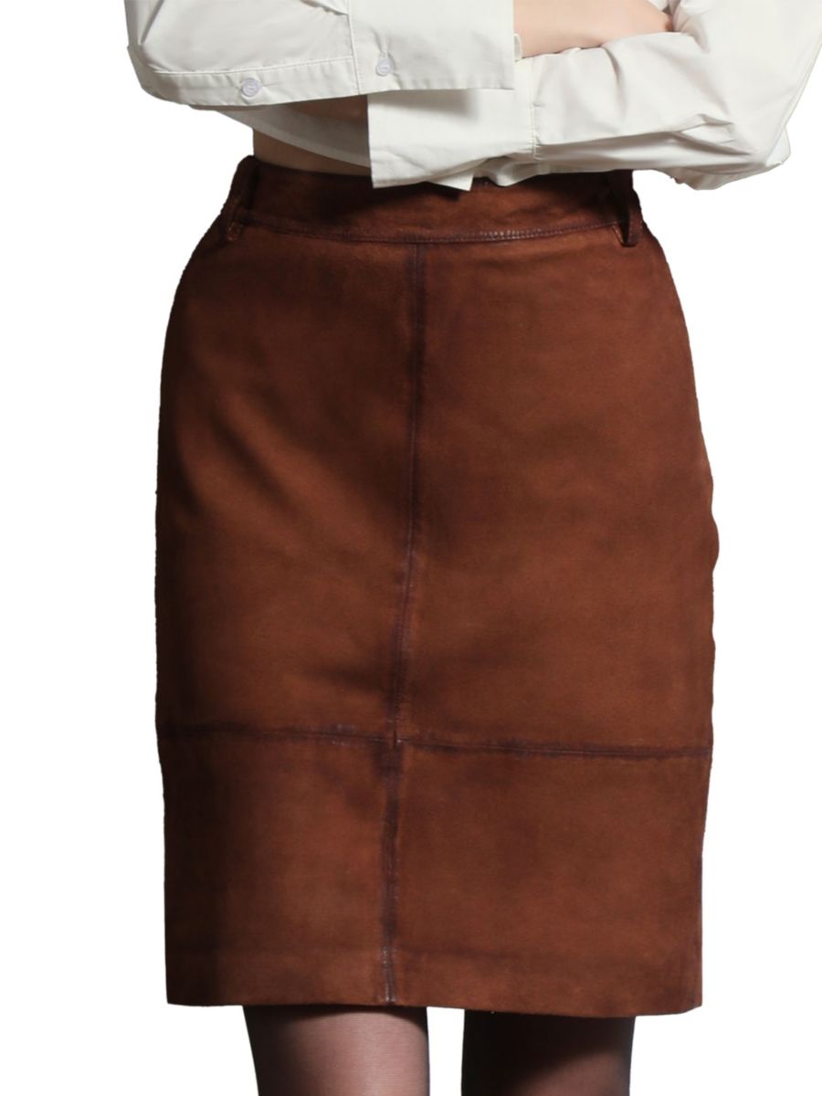 

Мини-юбка Piper Suede Walter Baker, цвет Cognac Suede