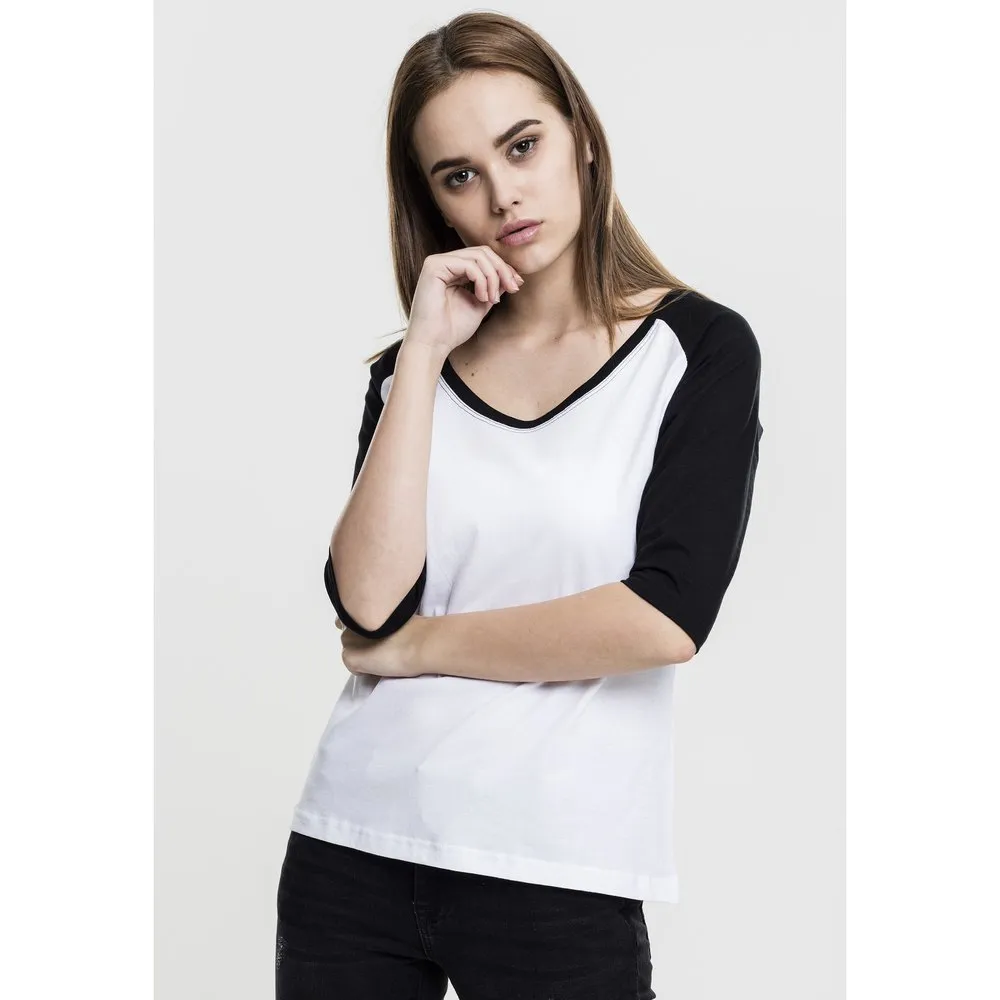 

Футболка Urban Classics S Raglan 2.0 3/4 sleeve, белый