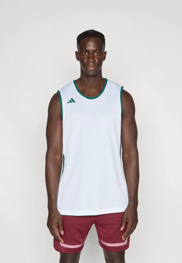 Двусторонняя футболка evryday pro Adidas Performance, Team Dark Green/White — фото 4