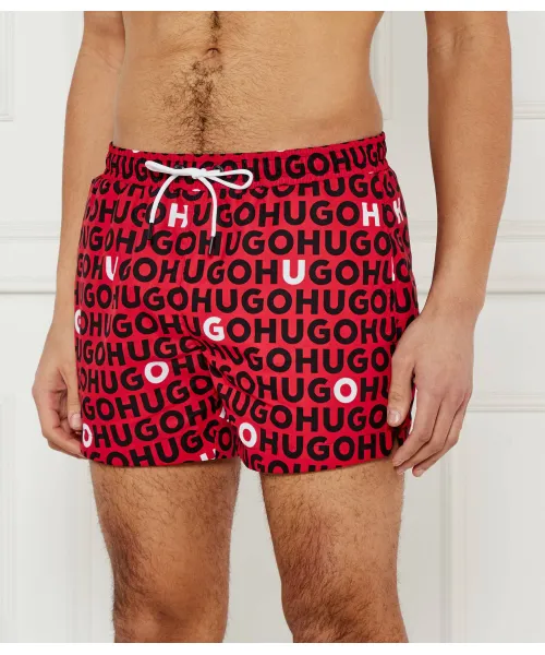 

Плавки-Шорты «Черепашка» Regular fit Hugo Bodywear, красный