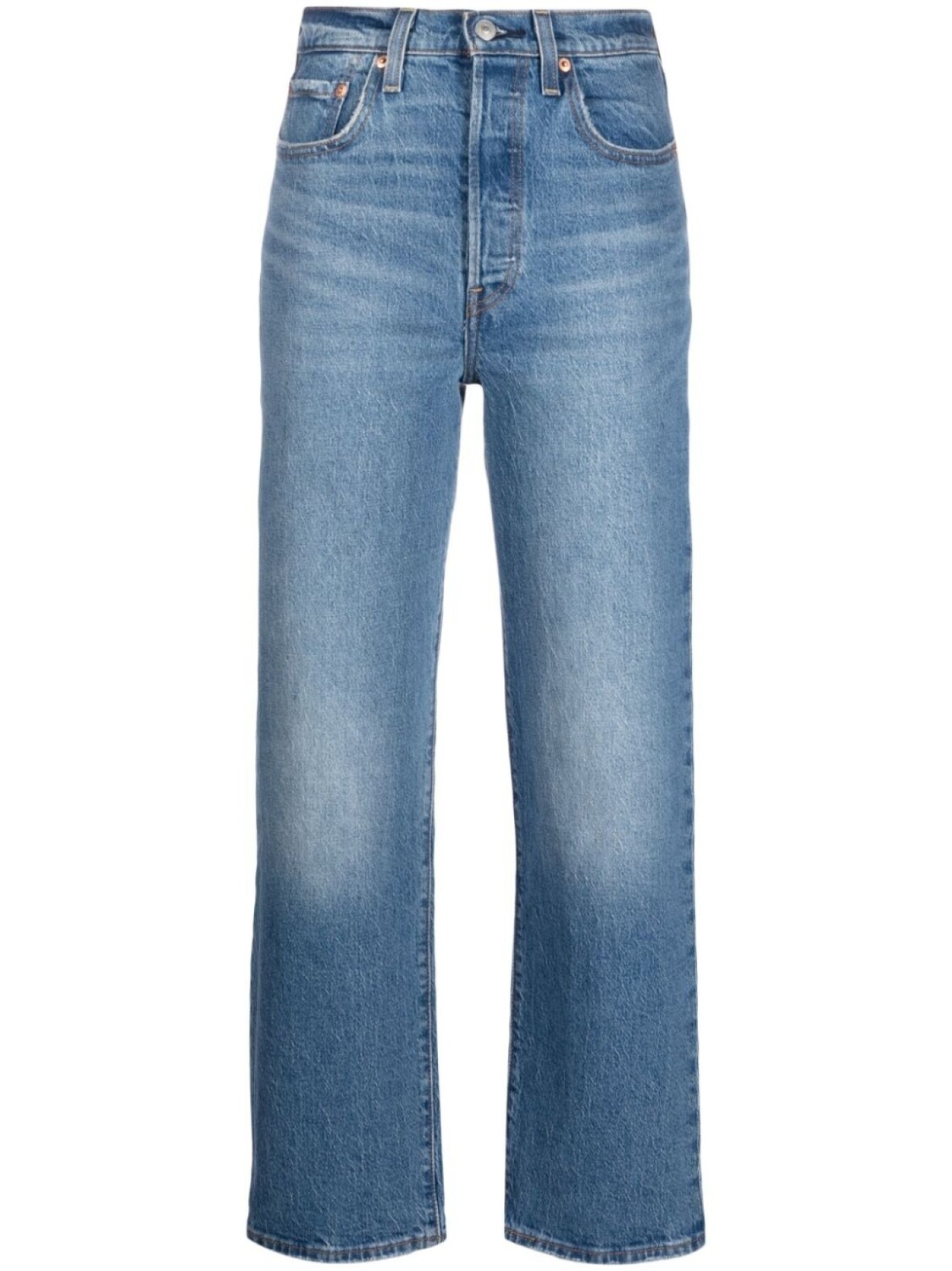 

Levi's джинсы Ribcage прямого кроя, синий