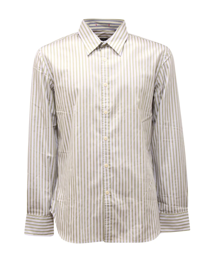 

Полосатая рубашка Paul Smith, зеленый