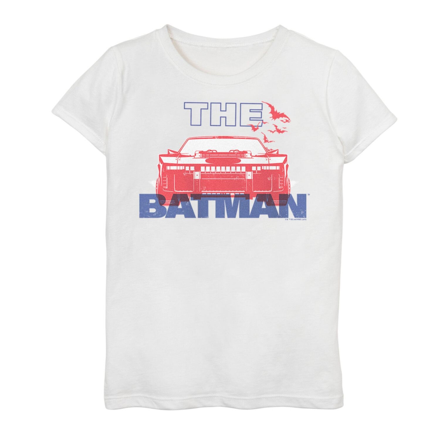 

Красная футболка с рисунком Бэтмобиля для девочек 7–16 лет DC Comics The Batman Licensed Character, Красный, Красная футболка с рисунком Бэтмобиля для девочек 7–16 лет DC Comics The Batman Licensed Character