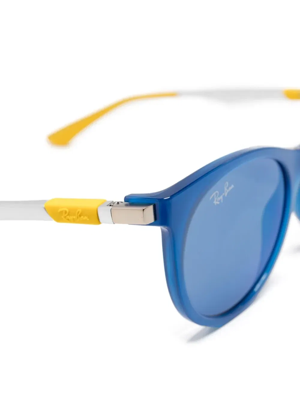 Солнцезащитные очки в оправе панто Ray-Ban Junior, синий — фото 3
