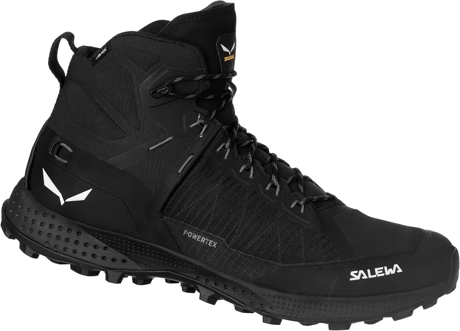 Мужские трекинговые и походные ботинки Salewa Pedroc Pro Powertex водонепроницаемые, черный — фото 2