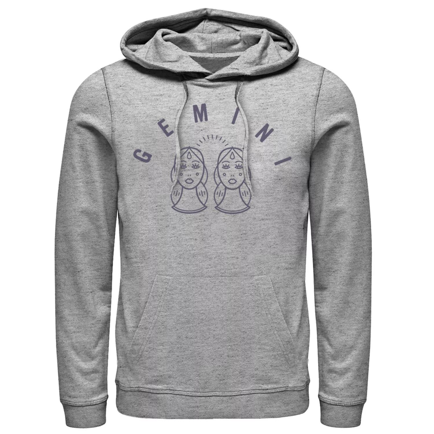 

Мужская толстовка с капюшоном Gemini White Ink Sketch Licensed Character