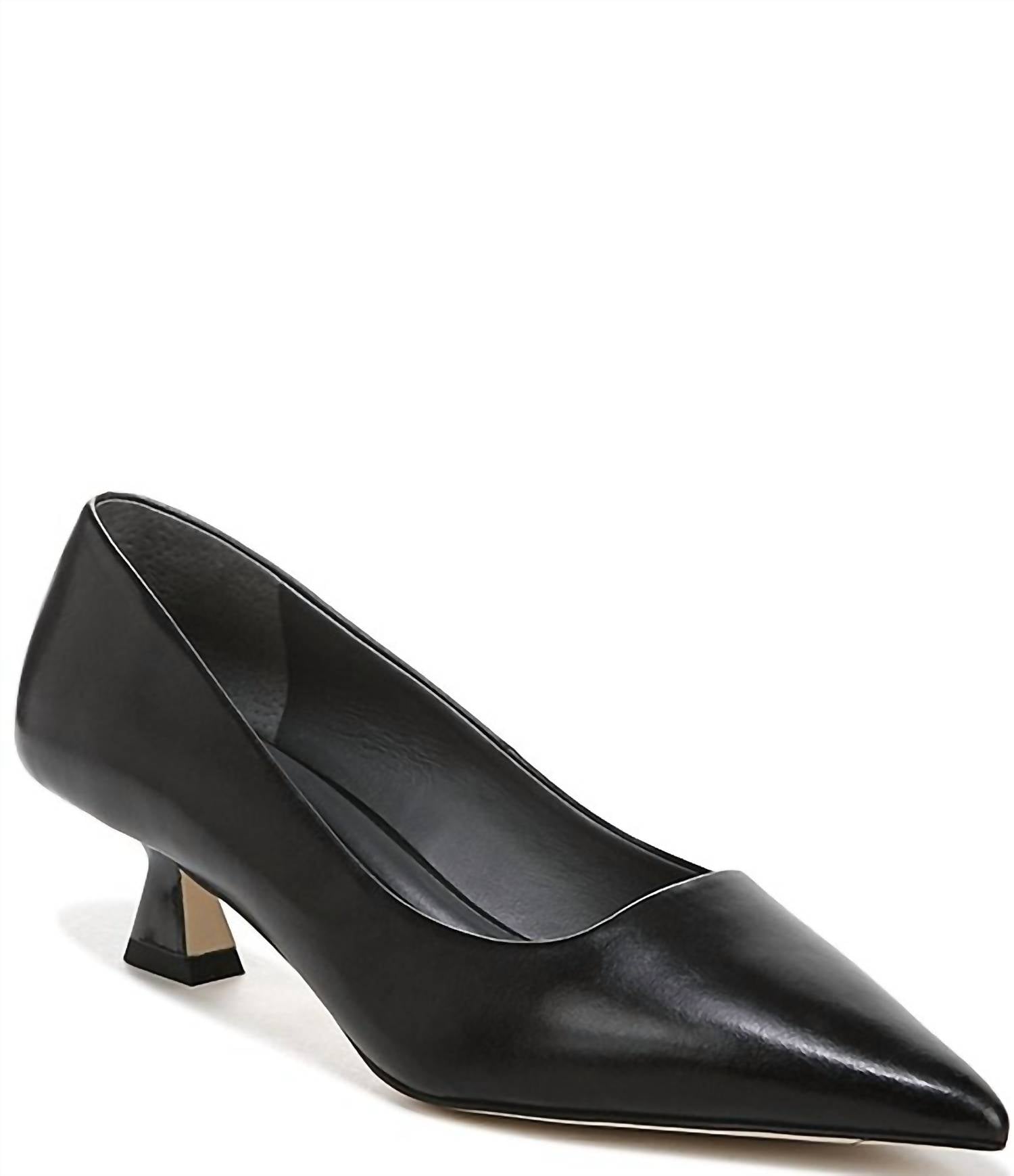Черные кожаные туфли-лодочки Diva Franco Sarto — фото 2