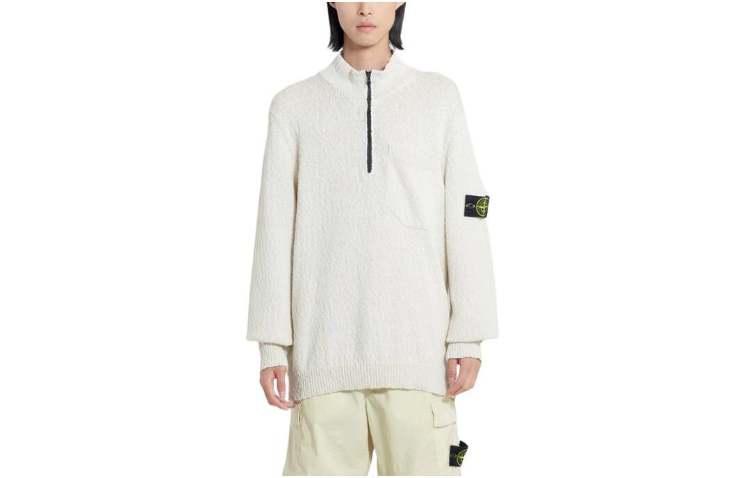 

Свитер мужской белый Stone Island, белый
