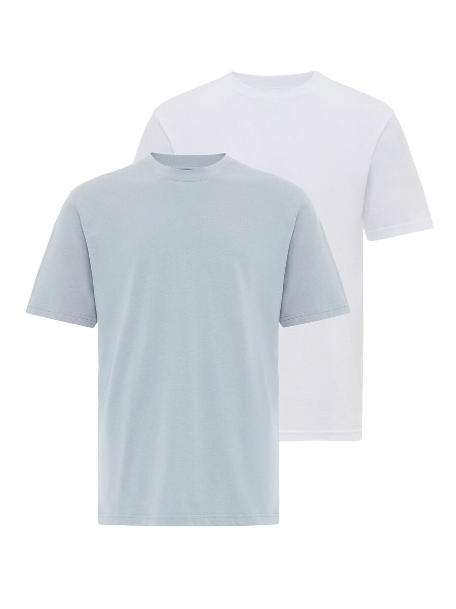 

Рубашка Antioch, цвет Dusty blue/White