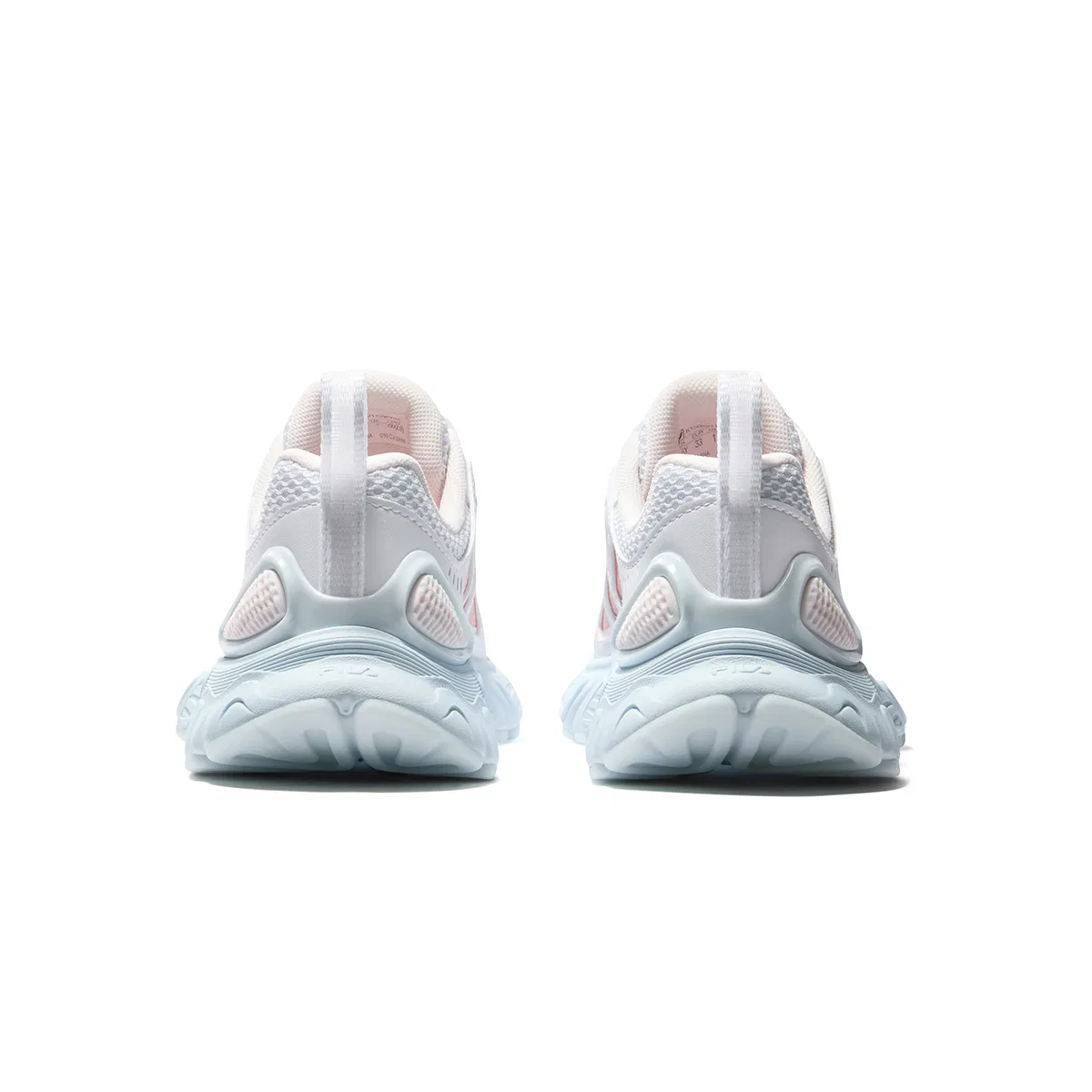 Кроссовки детские из искусственной кожи и текстиля Low top FILA KIDS, FILA White/Subtle Pink — фото 4
