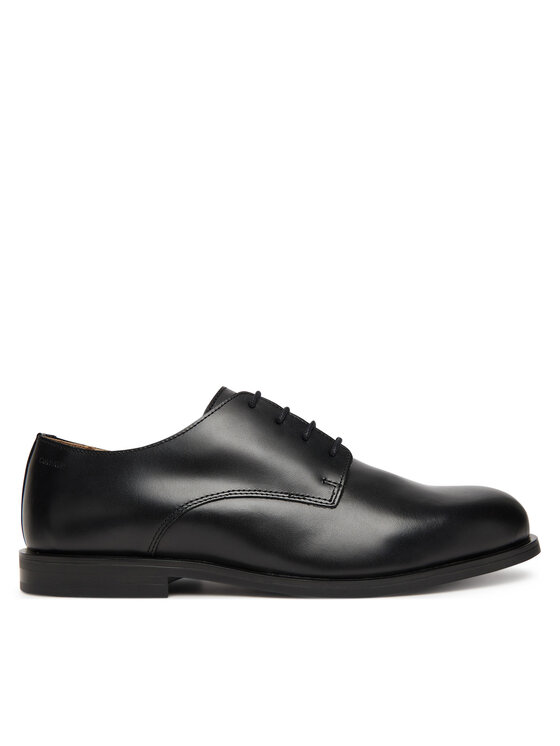 

Полуботинки Ess Rubber Derby Lth HM0HM02056 Calvin Klein, чёрный, Черный, Полуботинки Ess Rubber Derby Lth HM0HM02056 Calvin Klein, чёрный