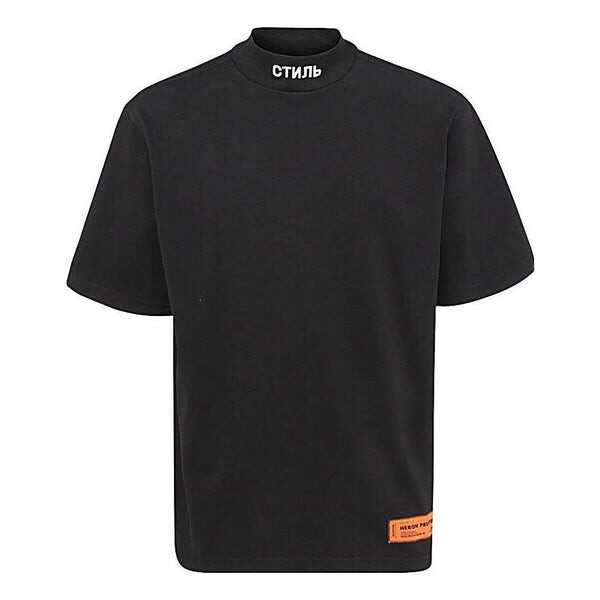 

Футболка ctnmb turtleneck t-shirt 'black white' Heron Preston, черный