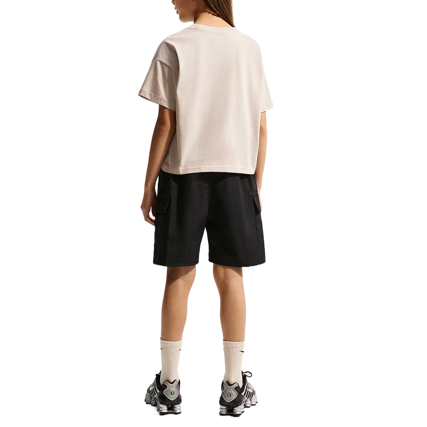 Спортивные шорты Sportswear Club Kids' Nike, Black/White — фото 4