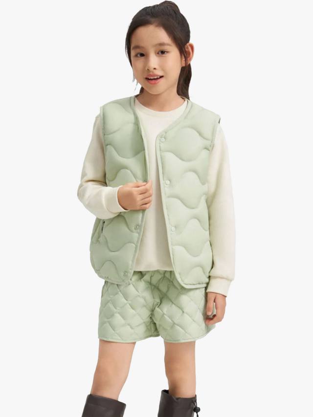 

Детский стеганый безрукавный жилет Bosideng, Avocado Green