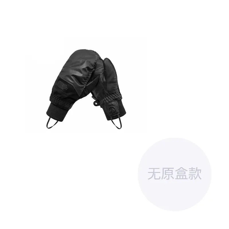 

THE NORTH FACE Черные мужские перчатки из овчины, Black