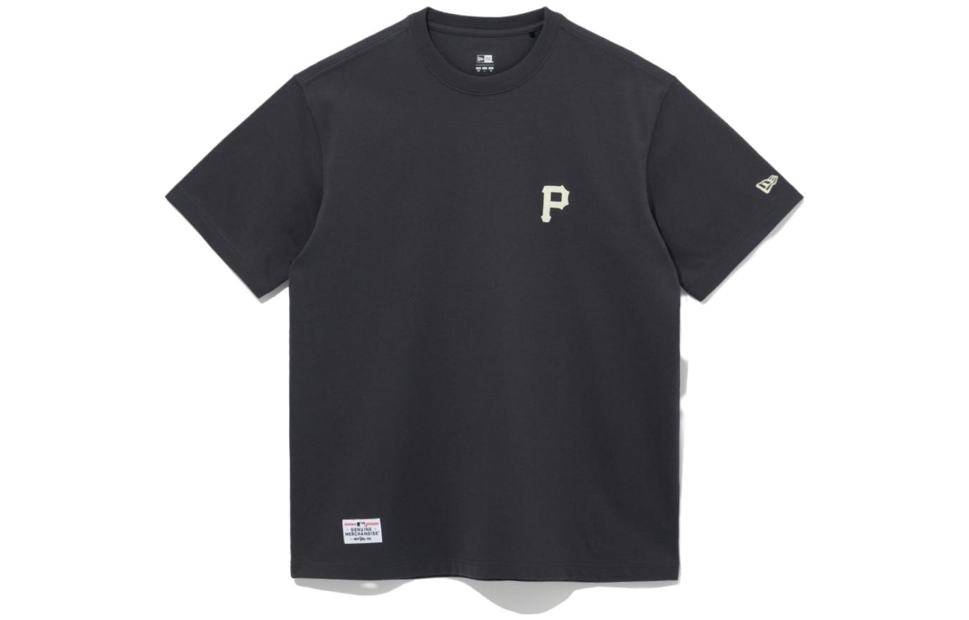 

Футболка унисекс темно-серая New Era, темно-серый