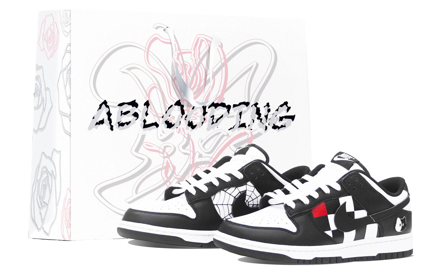 

Кроссовки Nike Dunk Skateboard Shoes Unisex Low-Top White, Черный, Кроссовки Nike Dunk Skateboard Shoes Unisex Low-Top White