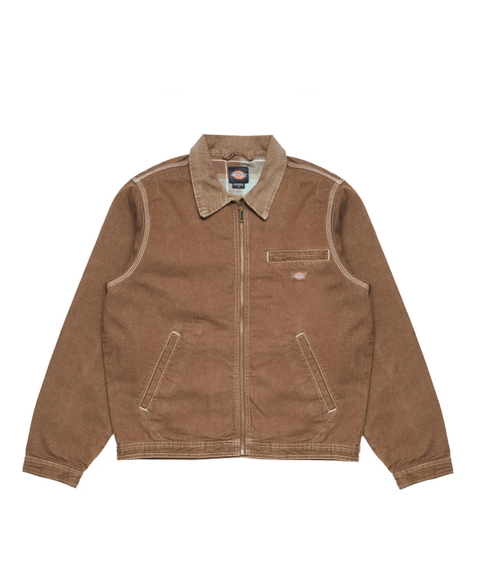 

Джинсовая куртка на фланелевой подкладке Dickies, коричневый