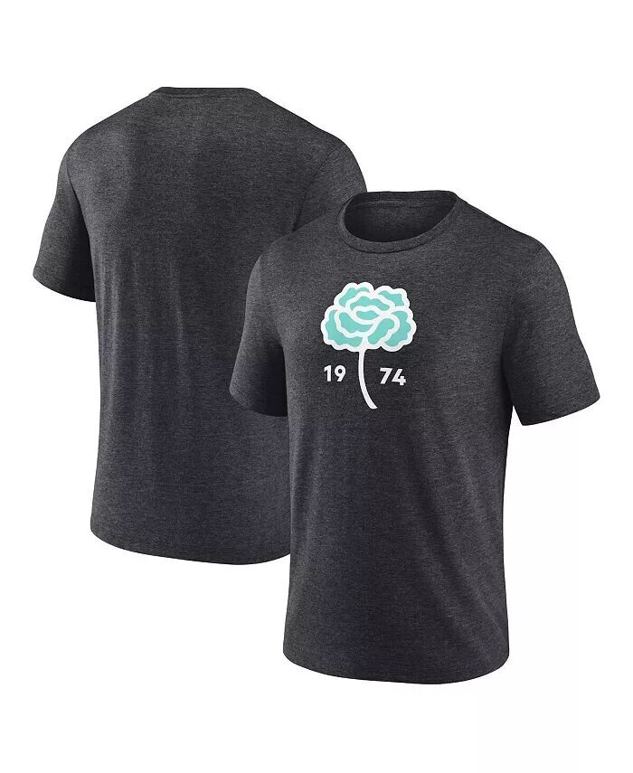 

Футболка мужская Heather Charcoal Seattle Sounders FC Tri-Blend с эффектом потертости Carnation Fanatics