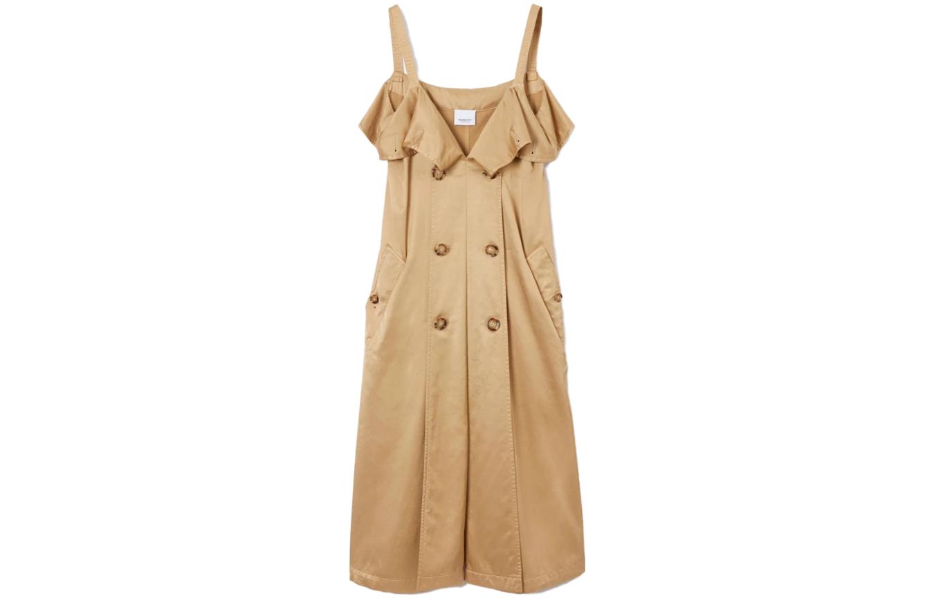 Платье-комбинация Burberry, женское, хаки — фото 2