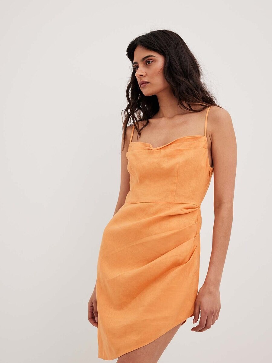 

Летнее платье NA-KD Summer Dress, цвет light orange
