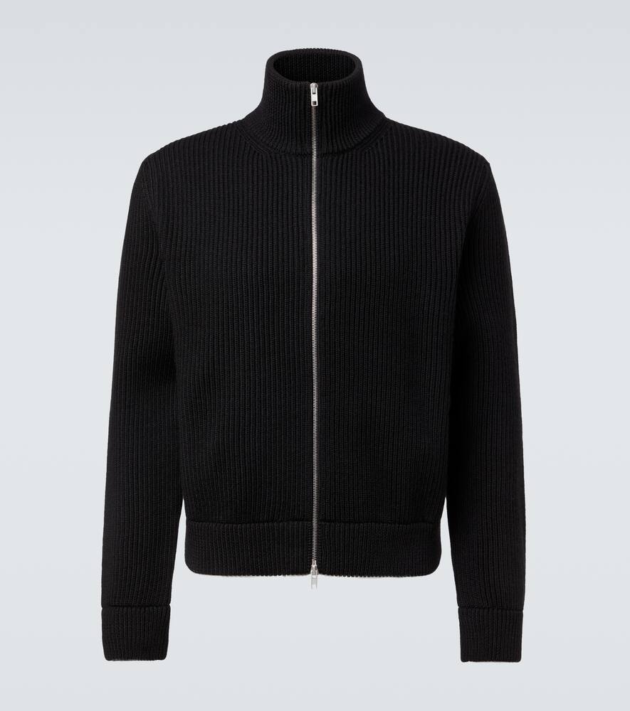 

Кардиган на молнии из чистой шерсти Maison Margiela, Black