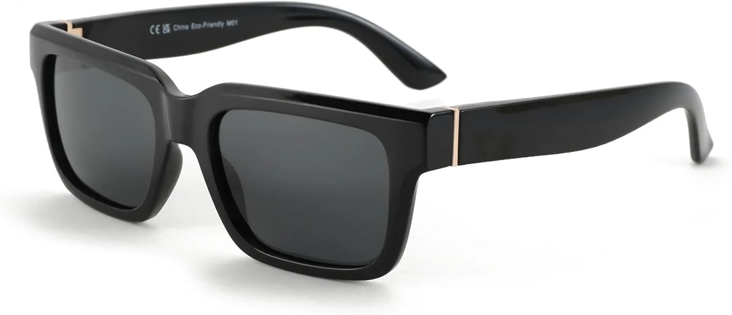 

Солнцезащитные очки с защитой от УФ-излучения UV400 | Черные мужские модные очки | Для женщин и мужчин, линзы конфетных цветов, для занятий спортом на открытом воздухе и вождения DSVIGF, 001