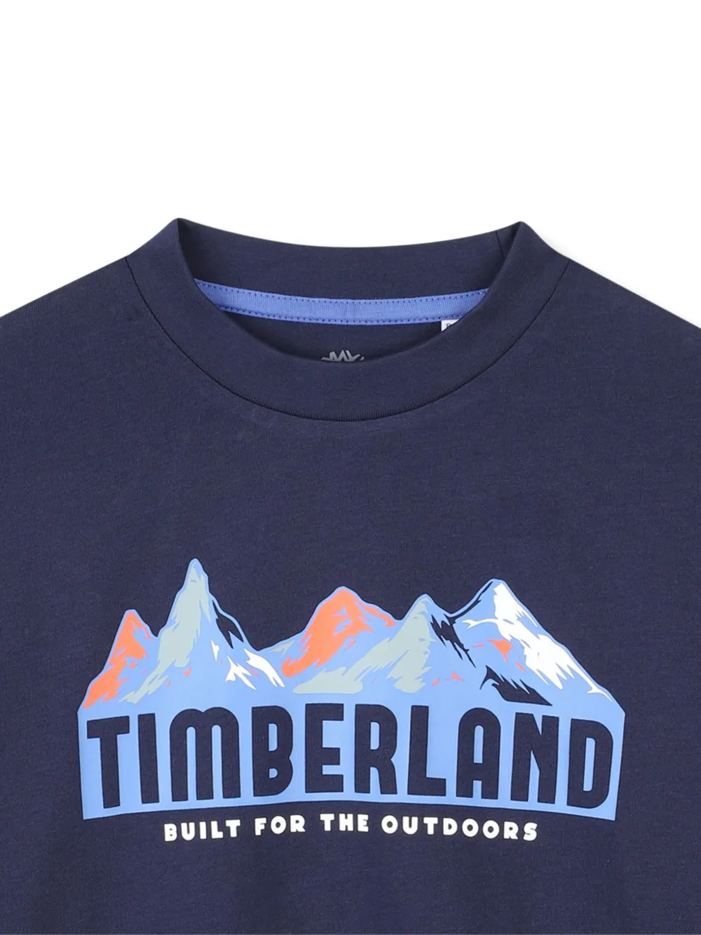 Футболка с длинными рукавами и принтом Timberland Kids, синий — фото 3