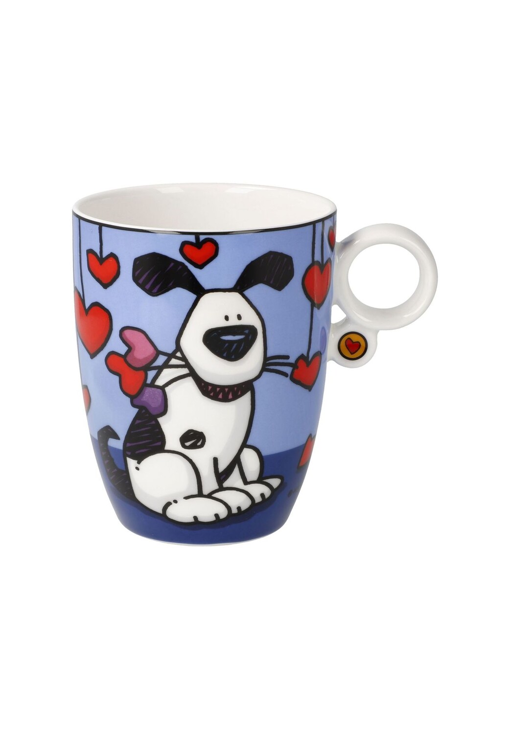 

Кружка художника Ed Heck Love Dog Goebel, bunt